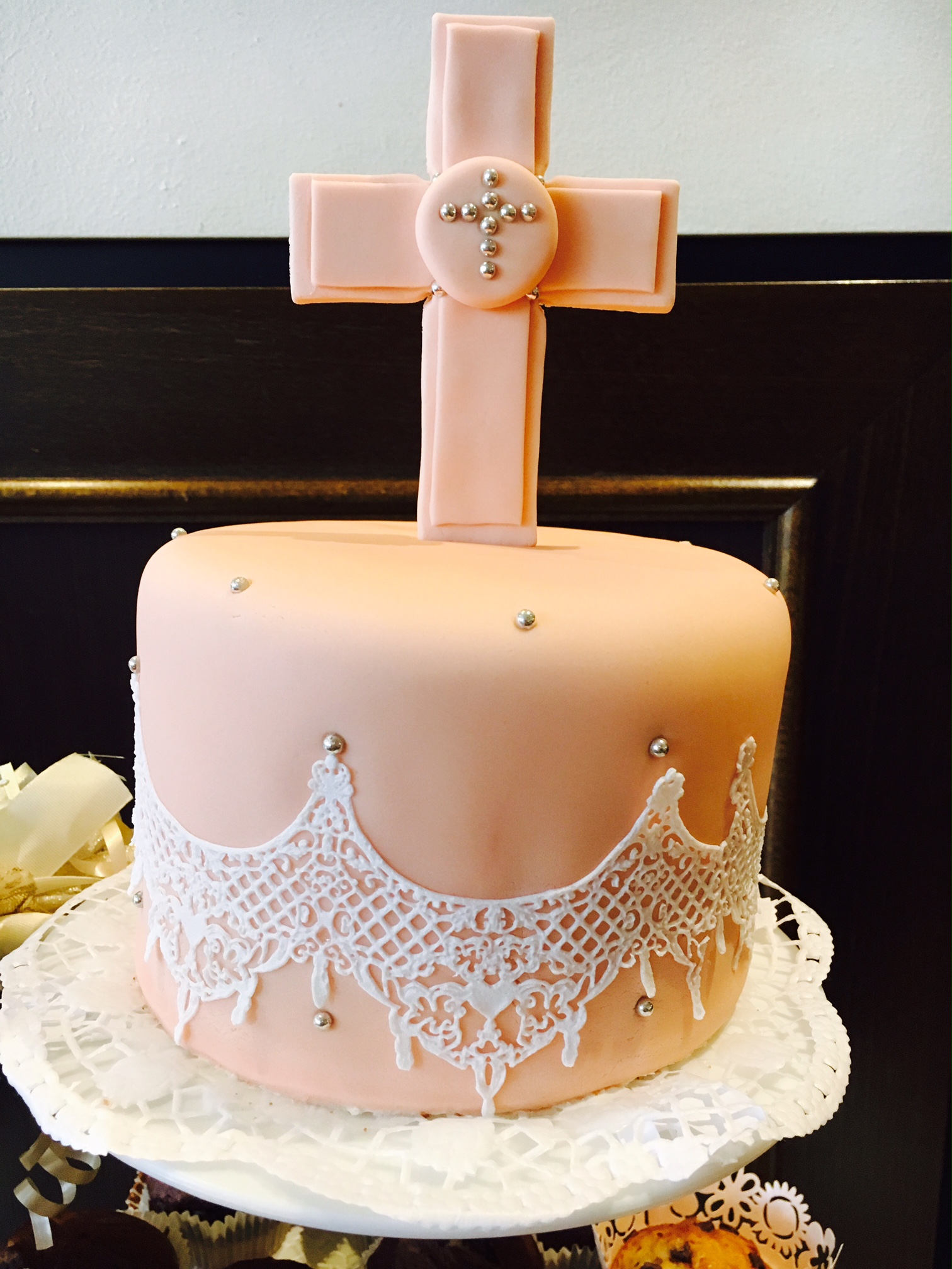 Kommunionstorte mit Muffins - Naschküche